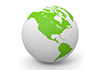 Americas | Map | Earth | Environment / Nature / Energy / Disaster --Environmental Image | Free Illustration Material