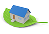 House | Leaf | House | Environment / Nature / Energy / Disaster --Environmental Image | Free Illustration Material