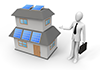 Photovoltaic system | Salesperson | Environment / Nature / Energy / Disaster --Environmental image | Free illustration material