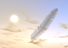 Feather | Dusk --Environmental image | Free illustration material