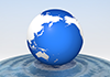 Ripples ｜ Earth ｜ Japan | Environment | Nature | Energy | Disasters --Environmental Image ｜ Free Illustration Material
