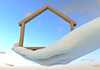 Nature ｜ House ｜ Hands ――Environmental image ｜ Free illustration material