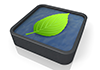 Floating leaves of water | Icon | Environment / Nature / Energy / Disaster --Environmental image | Free illustration material