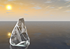 Arctic | Sea | Sunset | Environment | Nature | Energy | Disaster --Environmental Image | Free Illustration Material