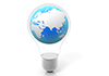 Earth ｜ Regeneration | Light Bulbs --Environmental Image ｜ Free Illustration Material