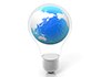 Newborn | Earth | Light bulb | Environment / Nature / Energy / Disaster material --Environmental image | Free illustration material