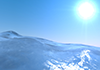 Sun ｜ Reflection / Light / Sea ｜ Ocean ｜ Environment / Nature / Energy / Disaster ――Environmental image ｜ Free illustration material