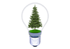 Light Bulb / Wood | Energy | Nature's Blessings | Environment | Nature | Energy | Disasters --Environmental Image | Free Illustration Material