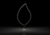 Leaves / Silhouette ｜ Darkness / Reflection ｜ Black Background ｜ Environment / Nature / Energy / Disaster ――Environmental Image ｜ Free Illustration Material