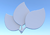 Blue Sky / Leaf ｜ Icon Leaf ｜ 3 / Nature | Environment / Nature / Energy / Disaster Material --Environmental Image ｜ Free Illustration Material