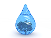 Water drops | Large trees | Underwater materials | Environment / Nature / Energy / Disasters --Environmental image | Free illustration material