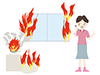 家 | 火事 | 災害 - 環境・自然・エネルギー｜フリーイラスト